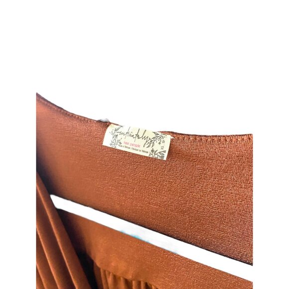 Free People Turnt Thong Bodysuit Rust Size XS Revolve Neutral Minimalist Boho - Picture 3 of 14